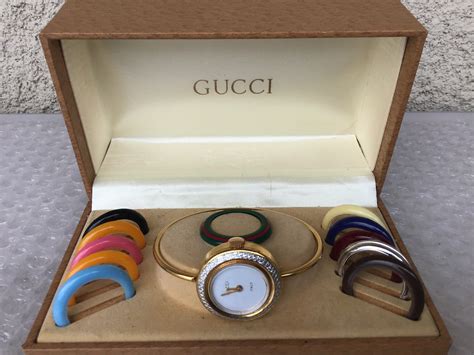 gucci bezel watch vintage|gucci watch 11 12.2 bezel.